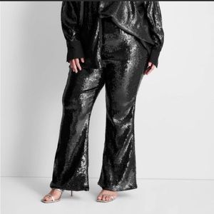 Future Collective Sequin Full Length Flare Size 28W/30W